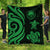 Federated States of Micronesia Premium Quilt - Green Tentacle Turtle Green - Polynesian Pride