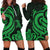 Niue Women Hoodie Dress - Green Tentacle Turtle Green - Polynesian Pride