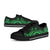 Tuvalu Low Top Canvas Shoes - Green Tentacle Turtle - Polynesian Pride