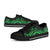 Tonga Low Top Canvas Shoes - Green Tentacle Turtle - Polynesian Pride