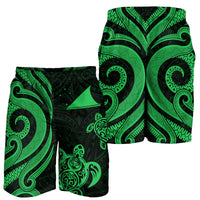 Tokelau Men's Short - Green Tentacle Turtle - Polynesian Pride