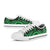 Tuvalu Low Top Canvas Shoes - Green Tentacle Turtle - Polynesian Pride