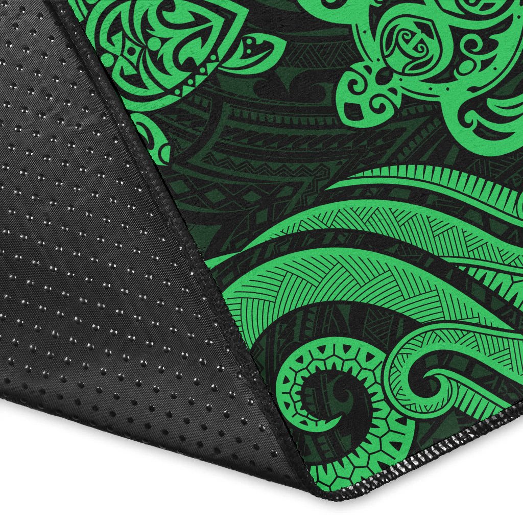 Hawaii Area Rug - Green Tentacle Turtle - Polynesian Pride