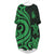 New Caledonia Batwing Pocket Dress - Green Tentacle Turtle Women Green - Polynesian Pride