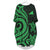 Tokelau Batwing Pocket Dress - Green Tentacle Turtle Women Green - Polynesian Pride
