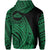 Hawaii Mauna Kea Polynesian Hoodie Tatoo Style Green - Polynesian Pride