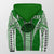 (Personalised) Hawaii - Green Football Sherpa Hoodie AH - Polynesian Pride