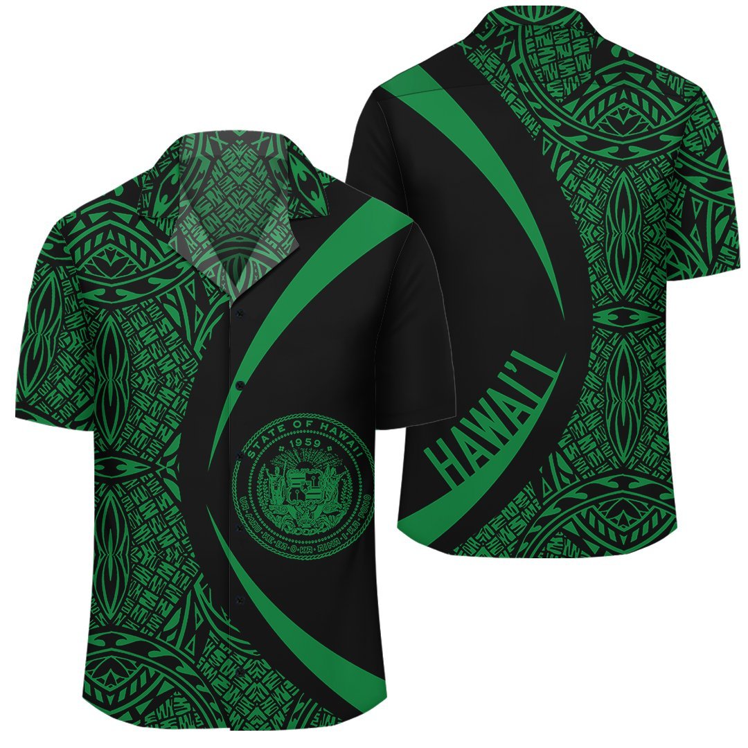 Hawaiian Shirt Coat Of Arm Polynesian - Polynesian Pride