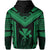 Hawaiian Kanaka Polynesian Hoodie Active Green - Polynesian Pride