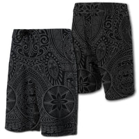 Hawaii Polynesian Kakau Turtle Gray Men Grey - Polynesian Pride