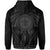 Polynesian Kakau Kanaka Turtle Map Hawaii Hoodie Circle Style Grey - Polynesian Pride