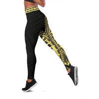 Micronesia Rising Leggings (Gold) A16 - Polynesian Pride