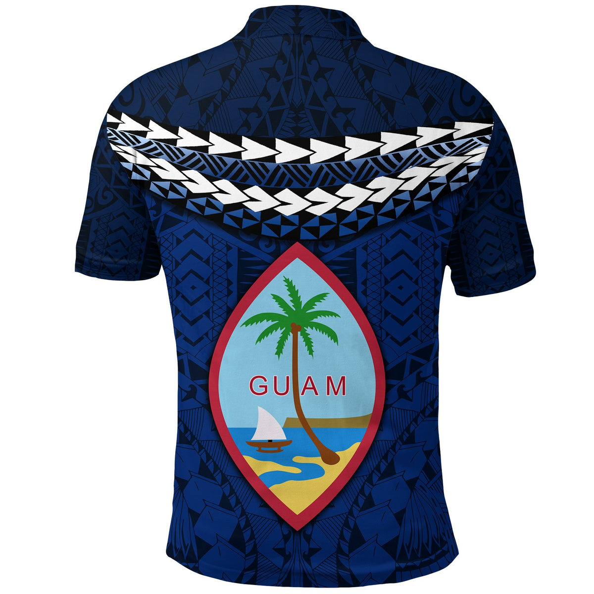 Guam Polynesian Polo Shirt Vibes Version - Polynesian Pride