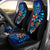 Guam Custom Personalised Car Seat Covers - Vintage Tribal Mountain Universal Fit Vintage - Polynesian Pride