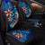 Guam Custom Personalised Car Seat Covers - Vintage Tribal Mountain - Polynesian Pride