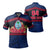 Custom Guam Rugby Polynesian Patterns Polo Shirt Unisex Blue - Polynesian Pride