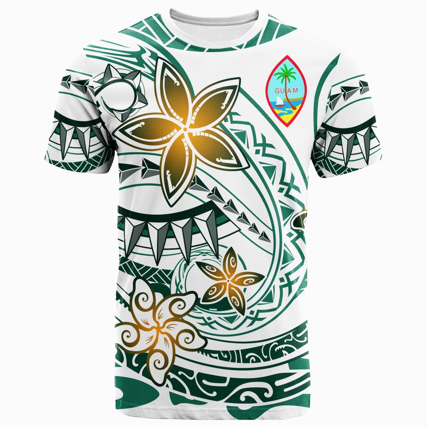 GuamT Shirt Spring Style White Color Unisex White - Polynesian Pride