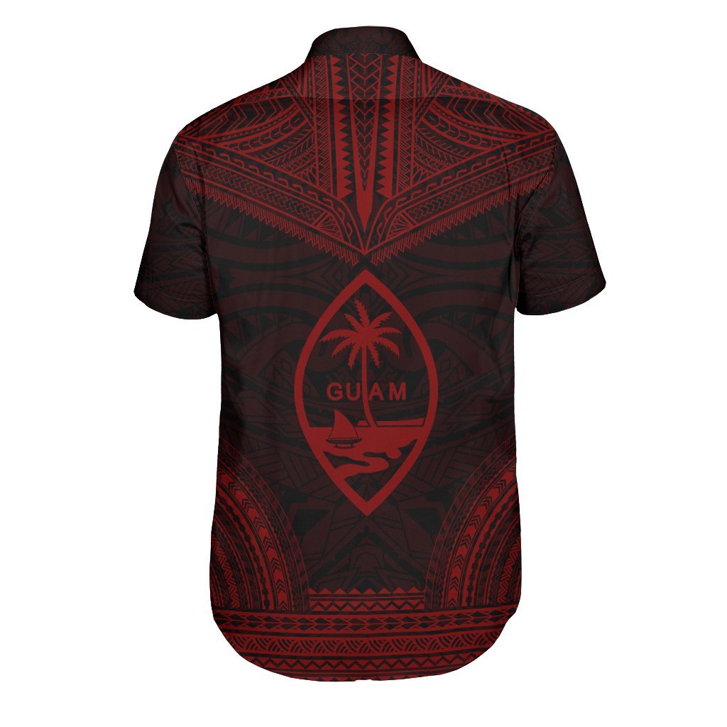 Guam Polynesian Chief Shirt - Red Version - Polynesian Pride