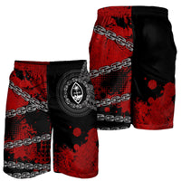 Guam Polynesian Men's Shorts - Polynesian Chain Style - Polynesian Pride