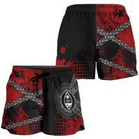 Guam Polynesian Women's Shorts - Polynesian Chain Style - Polynesian Pride