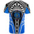 Guam T Shirt Its In My DNA White Blue Color - Polynesian Pride