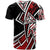 GuamT Shirt Tribal Flower Special Pattern Red Color - Polynesian Pride