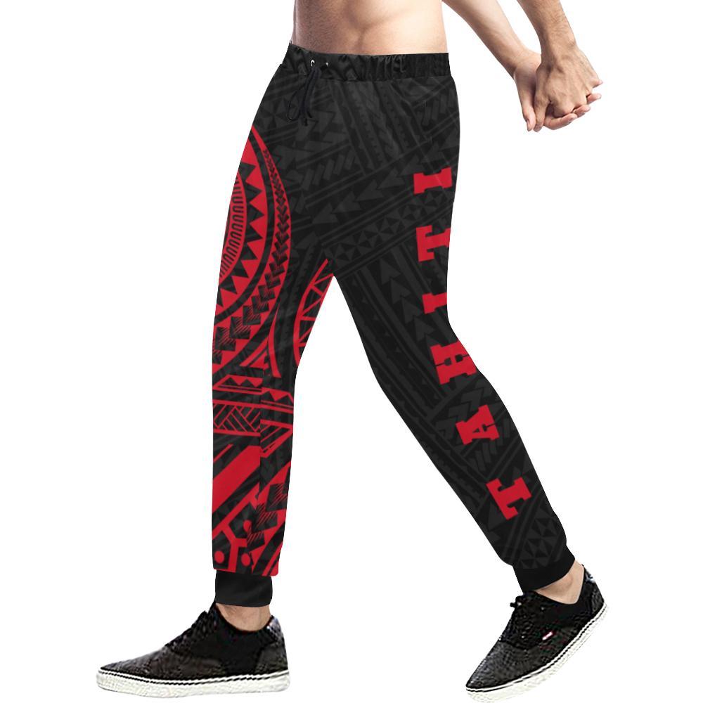 Tahiti Rising Sweatpants (Red) A6 - Polynesian Pride