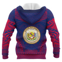 Hawaii Polynesian Chief Hoodie Flag Version - Polynesian Pride