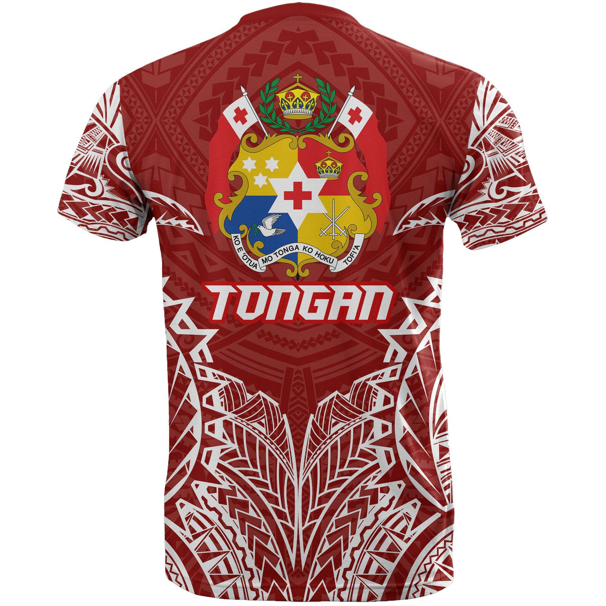 Tonga T Shirt Tonga Coat of Arms Polynesian Tattoo - Polynesian Pride