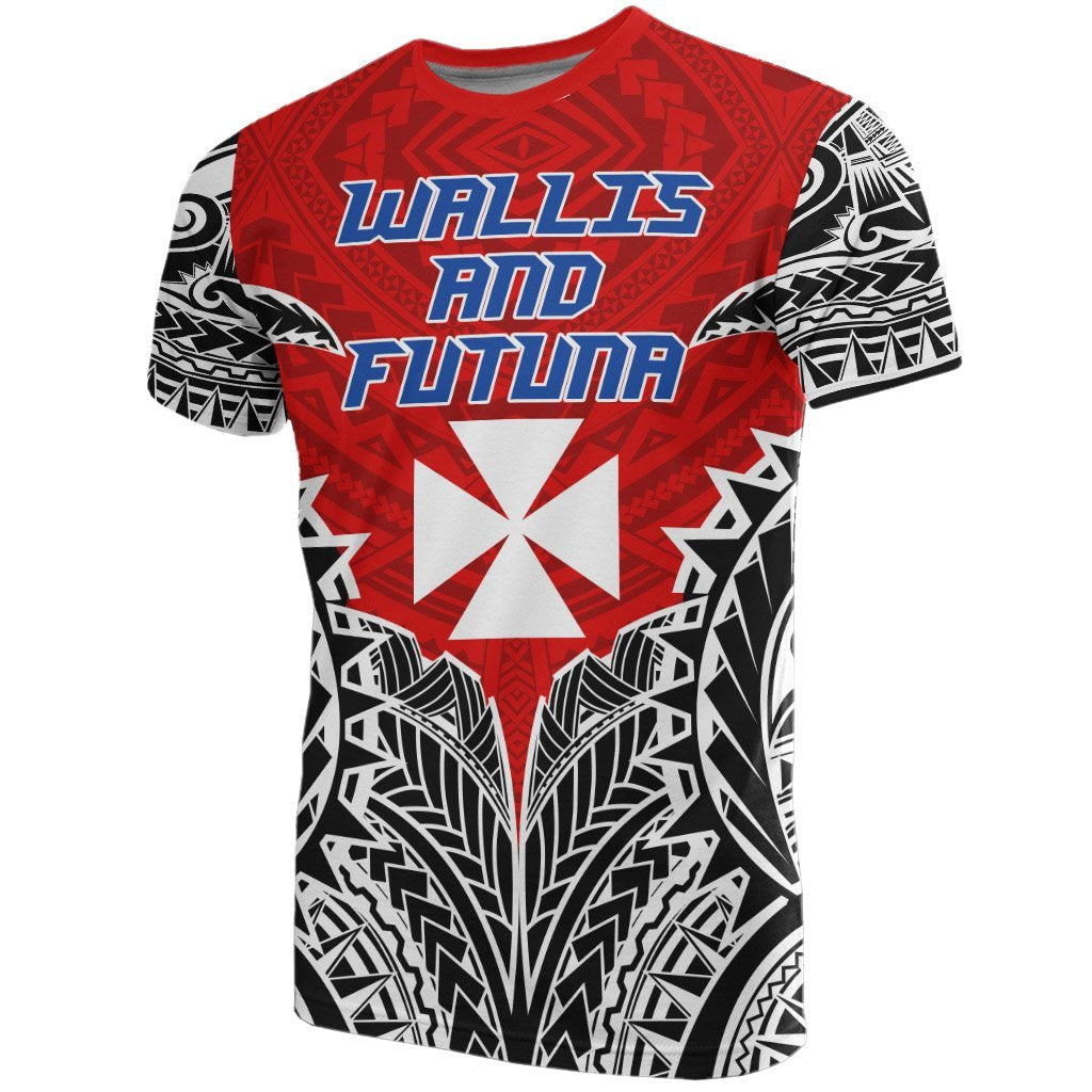 Wallis And Futuna Premium T-Shirt - Wallis And Futuna Coat Of Arms Polynesian Tattoo - A7