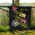 American Samoa Polynesian Custom Personalised Quilt - Plumeria Tribal - Polynesian Pride