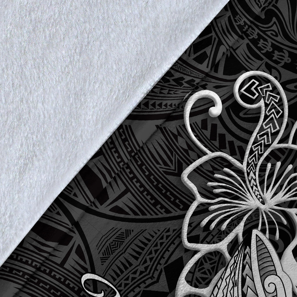 (Custom Personalised) Polynesian Shark Tattoo Hawaii Tribal Blanket - LT12 - Polynesian Pride