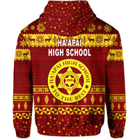 Haapai High School Christmas Hoodie Simple Style LT8 - Polynesian Pride