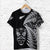 Custom New Zealand Haka Rugby Maori T Shirt Silver Fern Vibes Black LT8 - Polynesian Pride