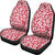 Hawaiian Car Seat Covers - Hibiscus Pattern - K5 Universal Fit Red - Polynesian Pride