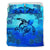 Hawaiian Duvet Cover Set - Turtle Tattoo And Hibiscus - Polynesian Pride