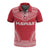 Hawaii Polo Shirt Hawaii Seal Polynesian Chief Tattoo Flag Version Unisex Red - Polynesian Pride