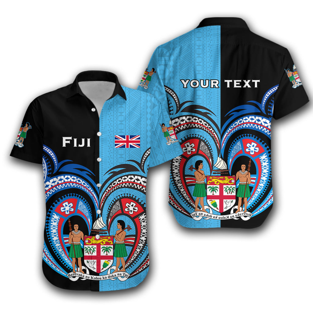 (Custom Personalised) Fiji Is My Heart Hawaiian Shirt Polynesian Special Style LT16 Unisex Black - Polynesian Pride