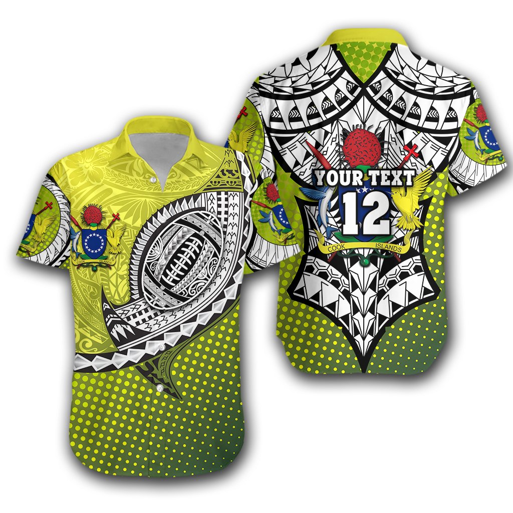 (Custom Personalised) Cook Islands Rugby Hawaiian Shirt Version Special Unisex Green - Polynesian Pride