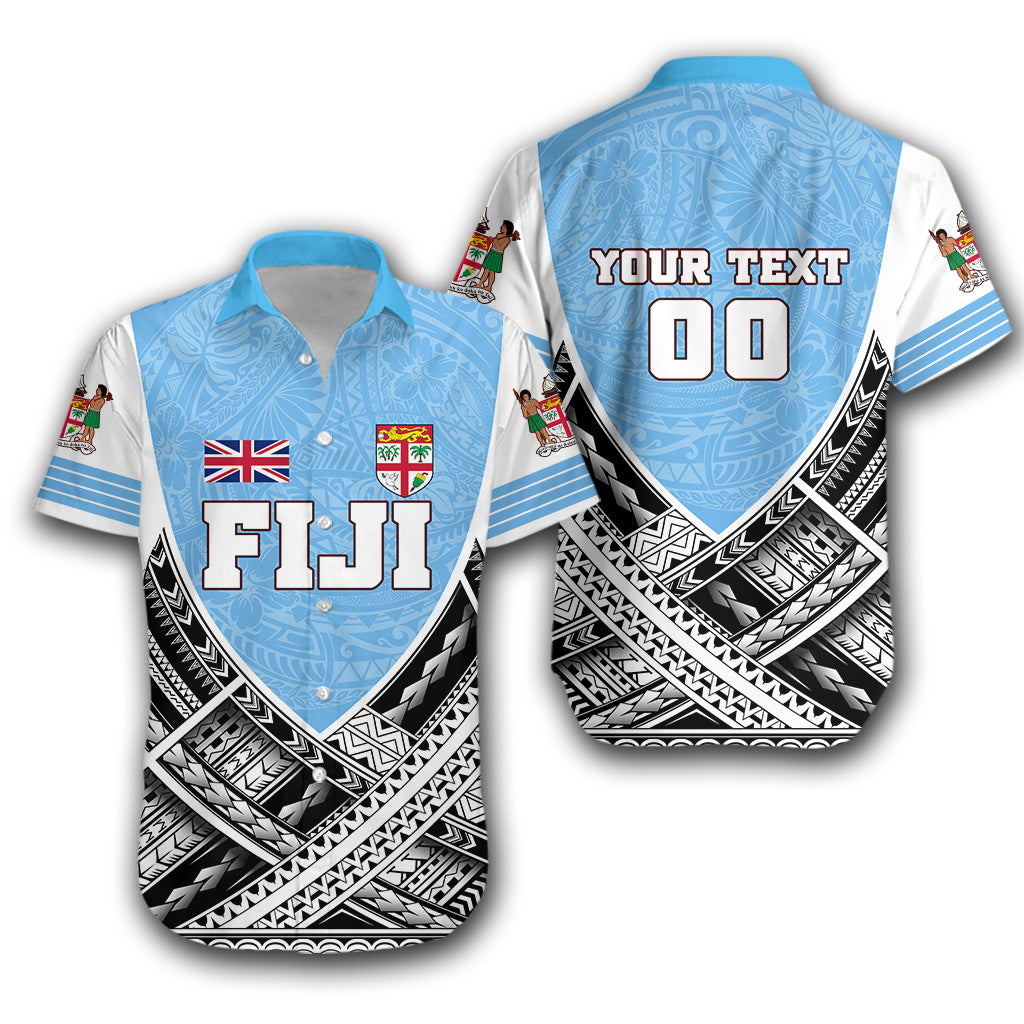 (Custom Personalised) Fiji Hawaiian Shirt Polynesian Sport Style LT16 Unisex White - Polynesian Pride