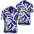 Polynesian Maori Ethnic Ornament Blue Hawaiian Shirt Unisex Black - Polynesian Pride