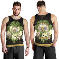 Hawaii Men's Tank Top - Polynesian Gold Patterns Collection - Polynesian Pride