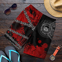 Hawaii Polynesian Men's Shorts - Polynesian Chain Style Black - Polynesian Pride