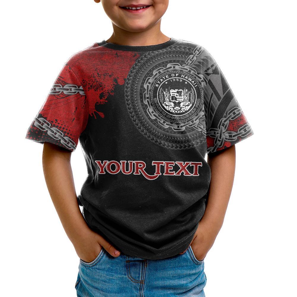 Hawaii Polynesian Custom T Shirt Polynesian Chain Style - Polynesian Pride