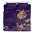 Hawaiian Duvet Cover Set - Sea Turtle Drawing (Violet) - Polynesian Pride