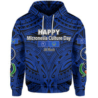 Micronesia Culture Day Hoodie Chuuk and Pohnpei LT6 LT6 Blue - Polynesian Pride