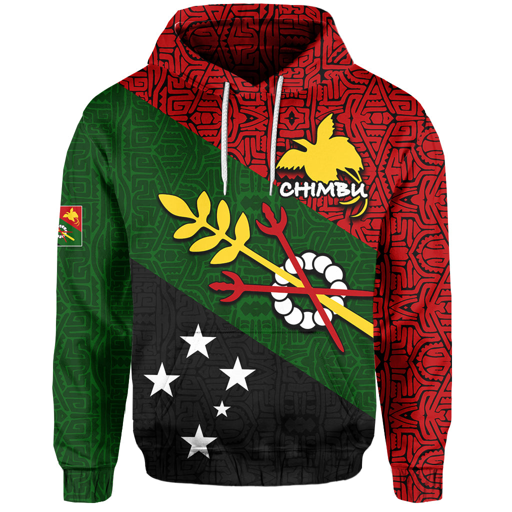 Custom Chimbu Province Hoodie of Papua New Guinea LT6 Unisex Black - Polynesian Pride