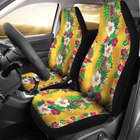 Hawaii Car Seat Cover - Hibiscus Plumeria Pattern - 04 N3 - Polynesian Pride