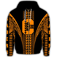 Hawaii Hoodie James Campbell High Zip Hoodie - Polynesian Pride