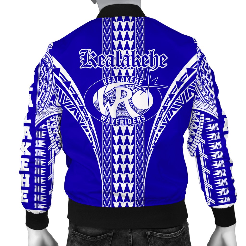 Hawaii Bomber Jacket - Kealakehe High Bomber Jacket AH - Polynesian Pride